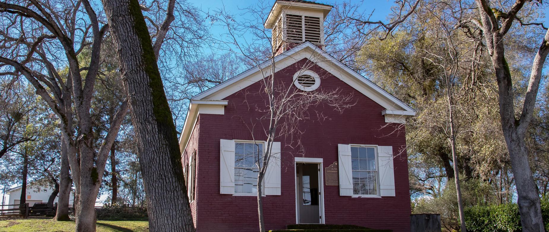 historic red school house
