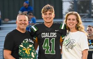 Coalers honor senior football player