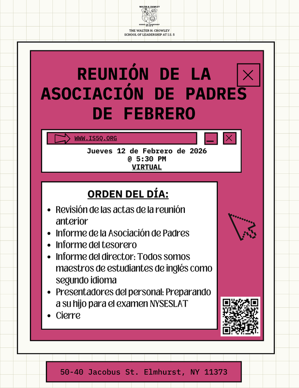 Parent Association Spanish Flyer