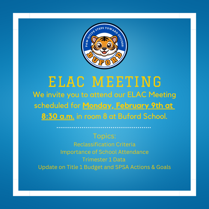 ELAC Meeting