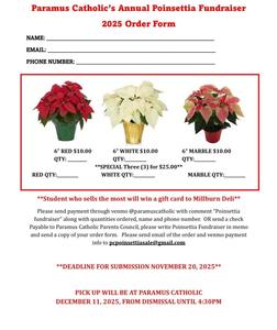 Poinsettia Fundraiser