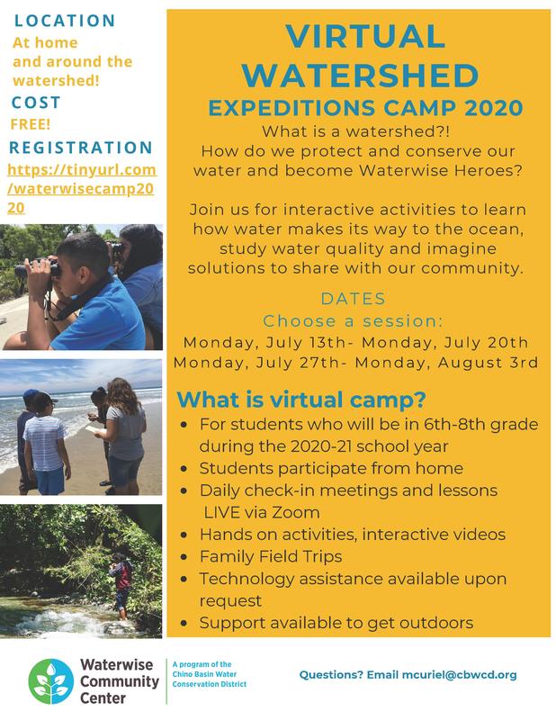 Virtual Watershed Expeditions Camp 2020