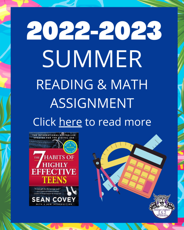flyer with summer assignment