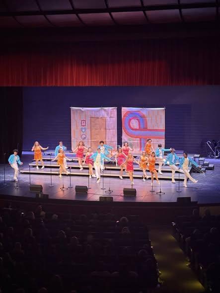 Excitedly awaiting the PCMS SHOWCHOIR - IGNITE - to take the stage in the Biloxi High Performing Arts Center.