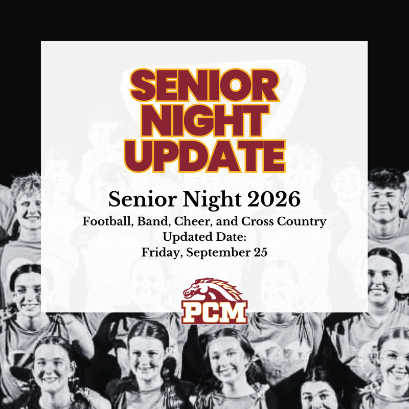 Senior Night Update Graphic