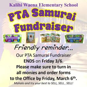 Samurai Fundraiser 2026