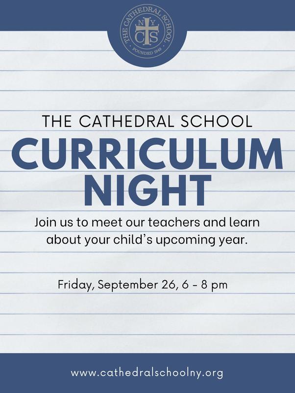 TCS Curriculum Night, September 26, 2025