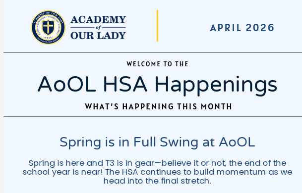 HSA April 2026 What's Happening Header