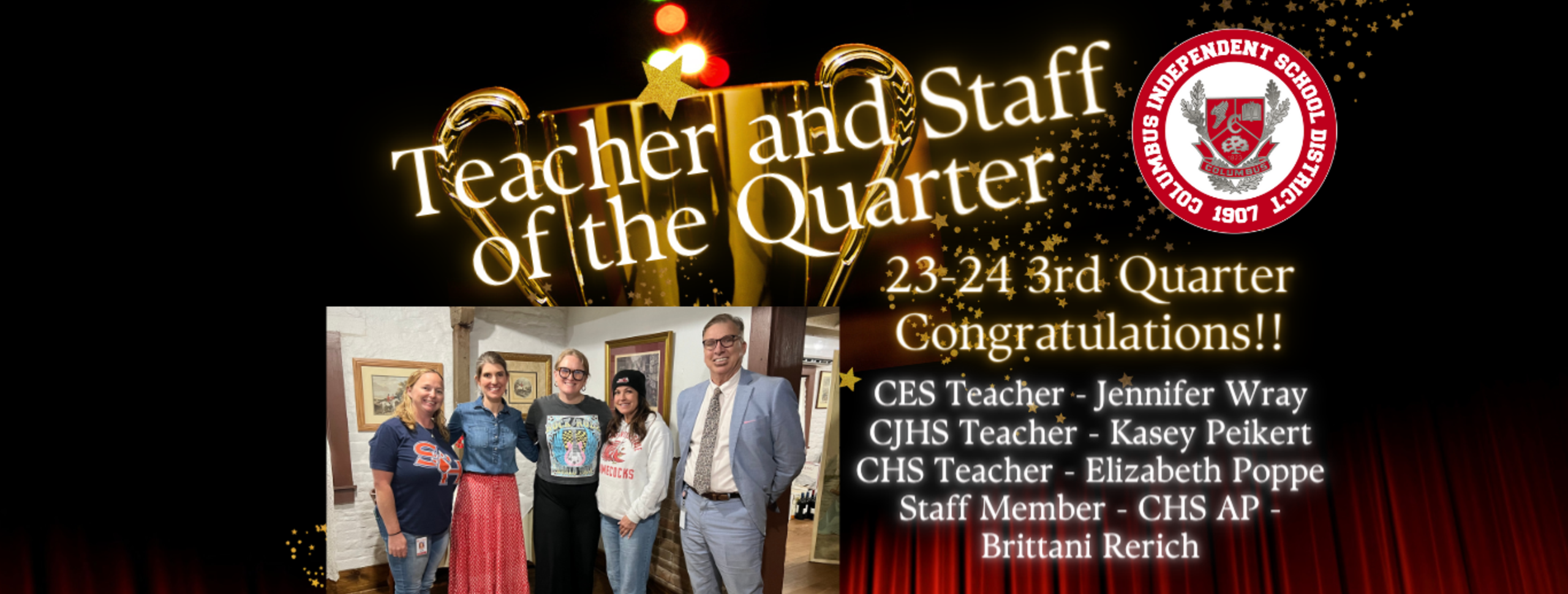 Teacher and Staff of 3rd Quarter