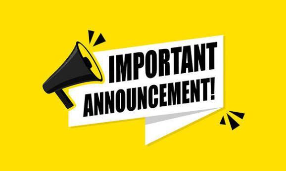 important announcement regarding pick up and drop off locations