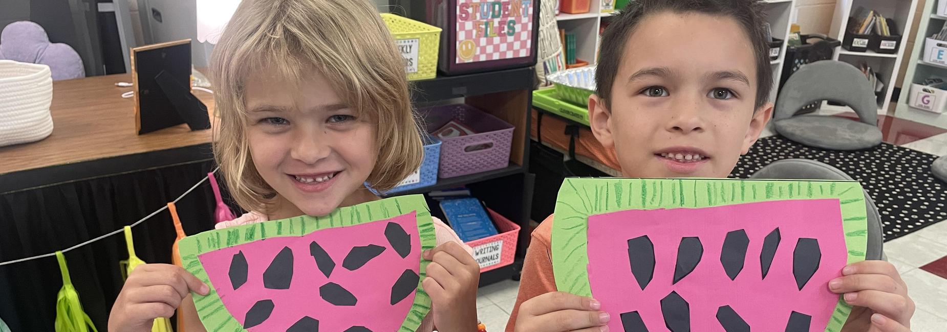 First Grade on the first day of school