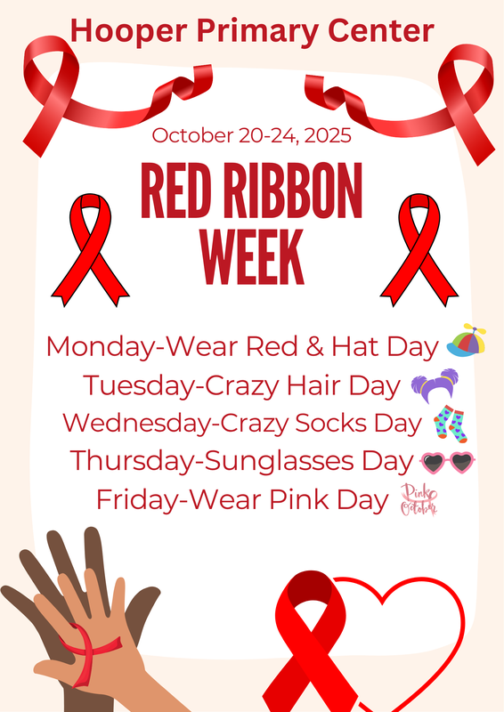 red ribbon week flyer