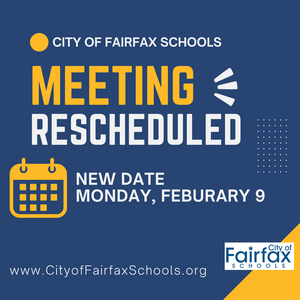 Meeting Rescheduled Monday
