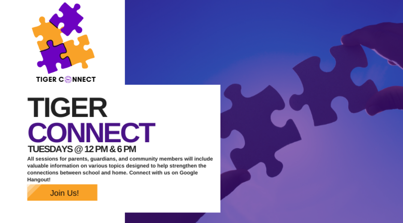 Tiger Connect |Every Tuesday at Noon & 6 PM Featured Photo