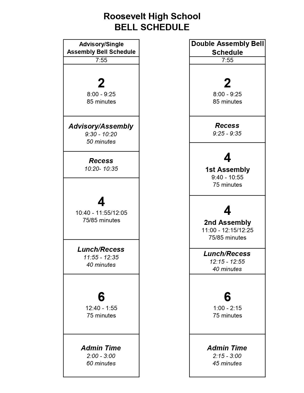 bell-schedule-students-roosevelt-high-school