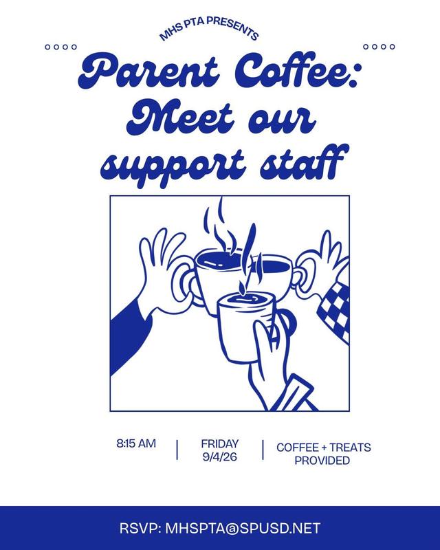 Monthly Parent Coffee - Meet Our Support Staff - Fri. Sep. 4 Featured Photo