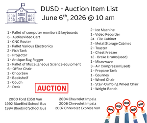 school and bid hands for auction