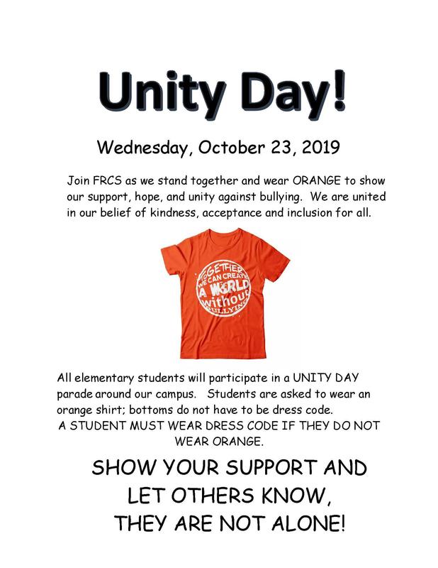 Elementary School to Celebrate Unity Day on 10/23 Featured Photo