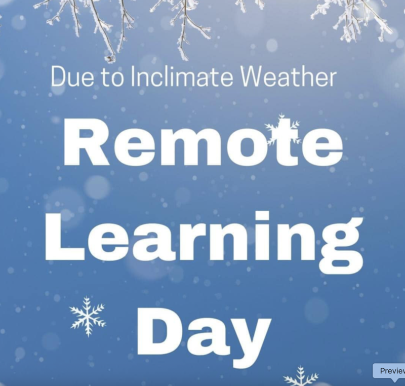 Remote snow day todat