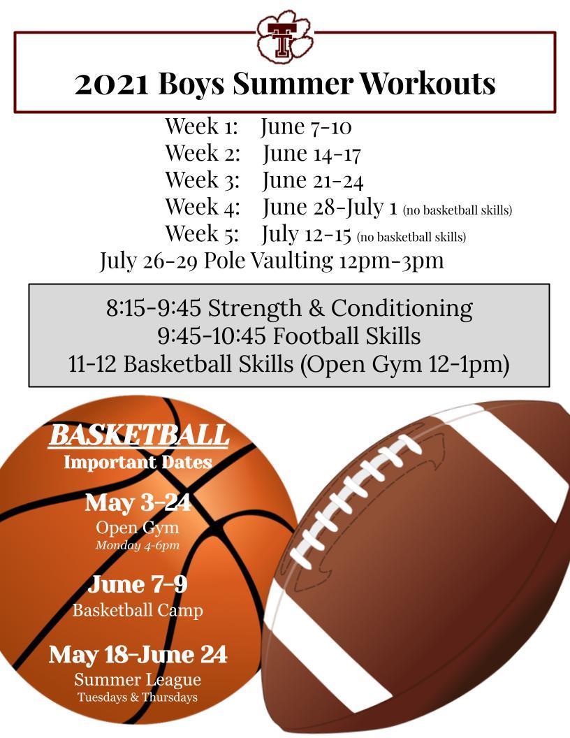 Boys Summer Workouts