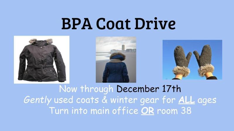 Seaford HS BPA Hosting Coat Drive Featured Photo