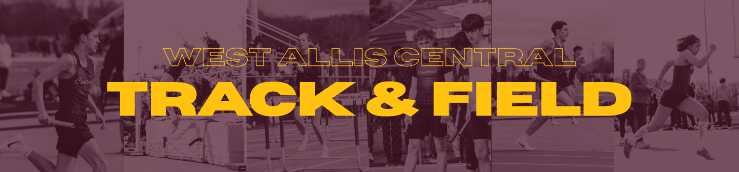 Central track and field photos banner