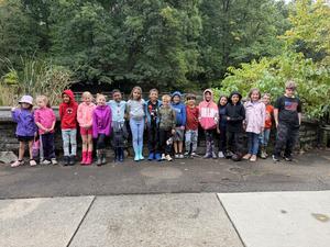 Students at Burnet Woods