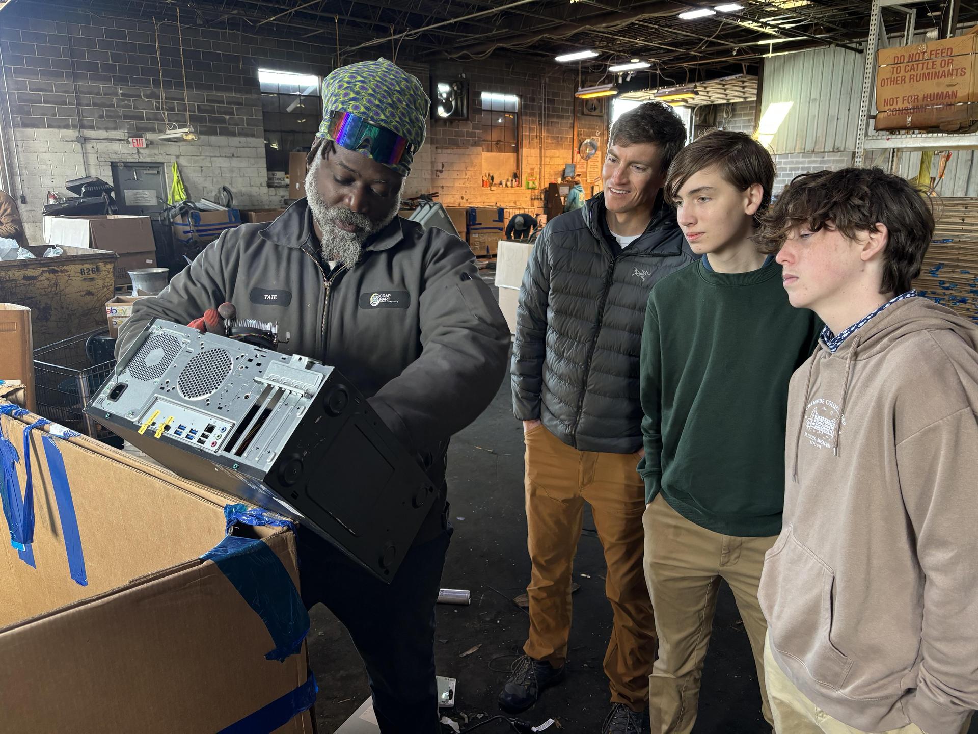 Sustainability Club Recycling Christmas Lights