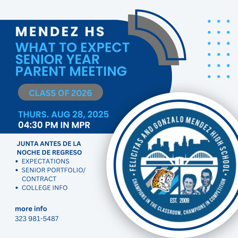 Flyer Senior Parent Meeting 2025