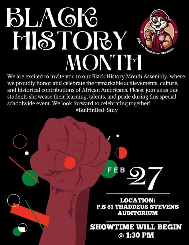 Black History Month 2026 flyer. English