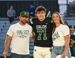 Coalers honor senior football player