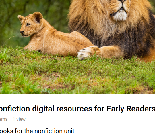 Nonfiction digital resources for 3rd Grade