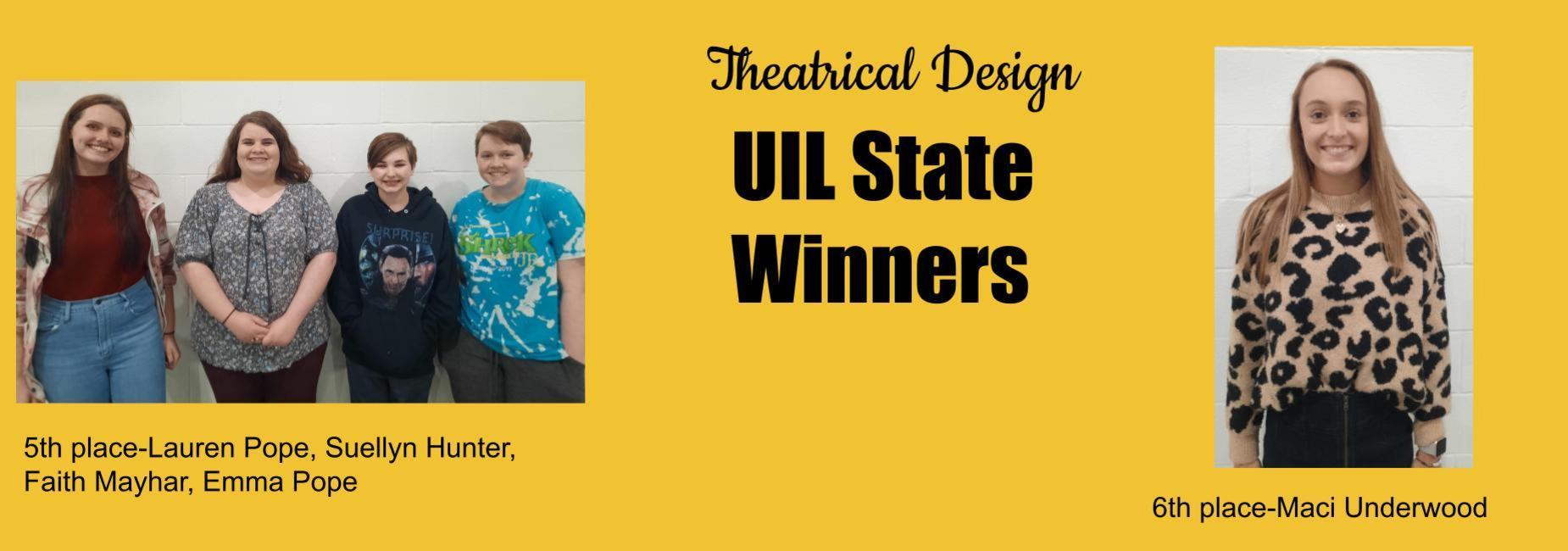 Theatrical design winners