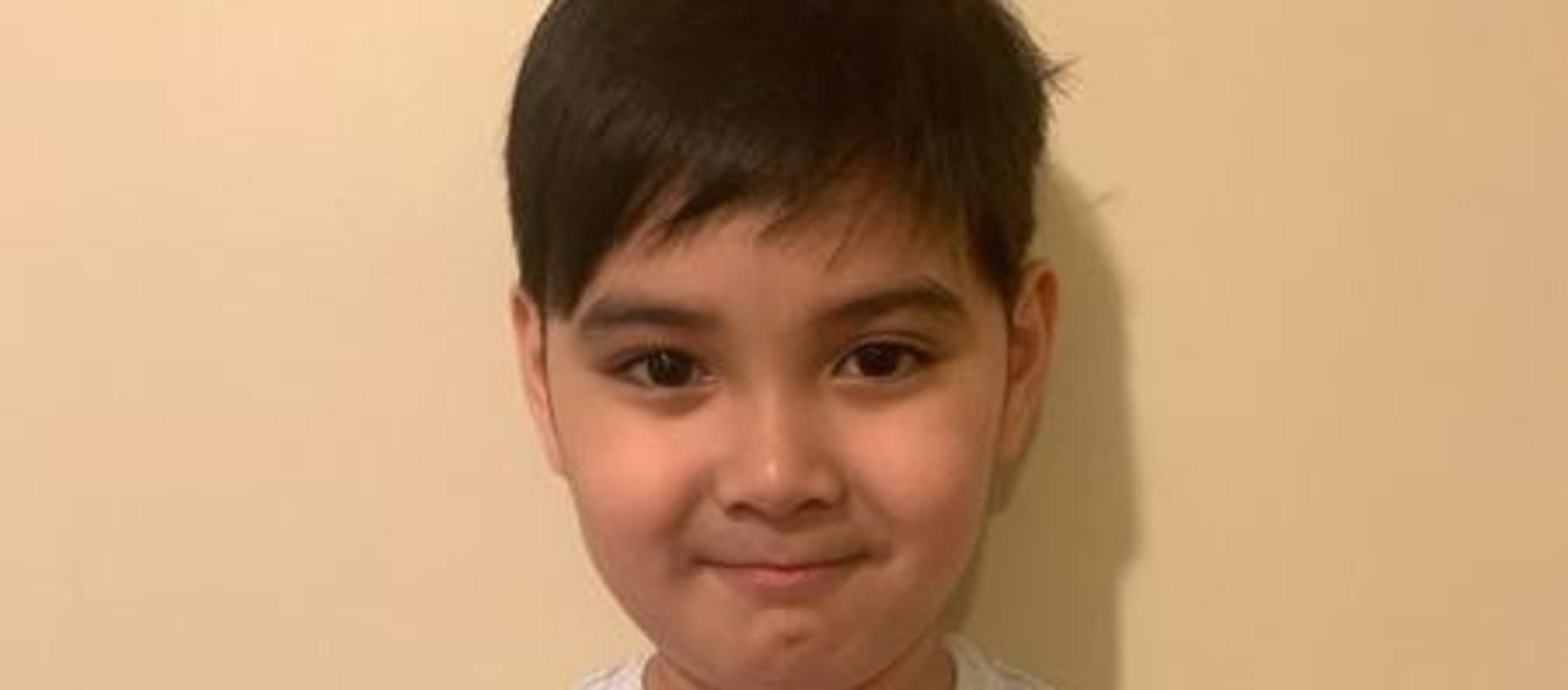 boy smiling for the camera