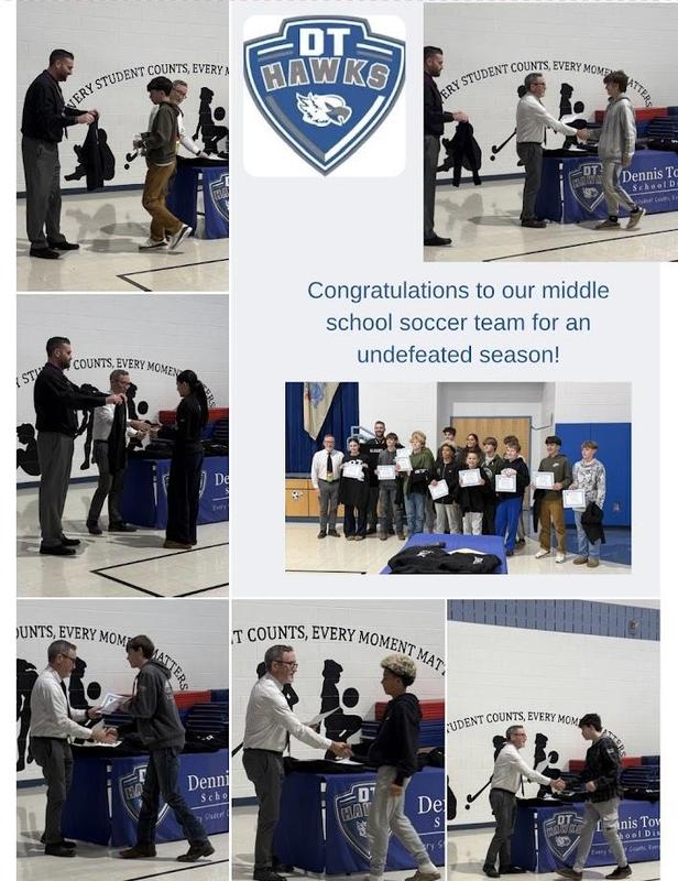 Congratulations DTSD Soccer Team