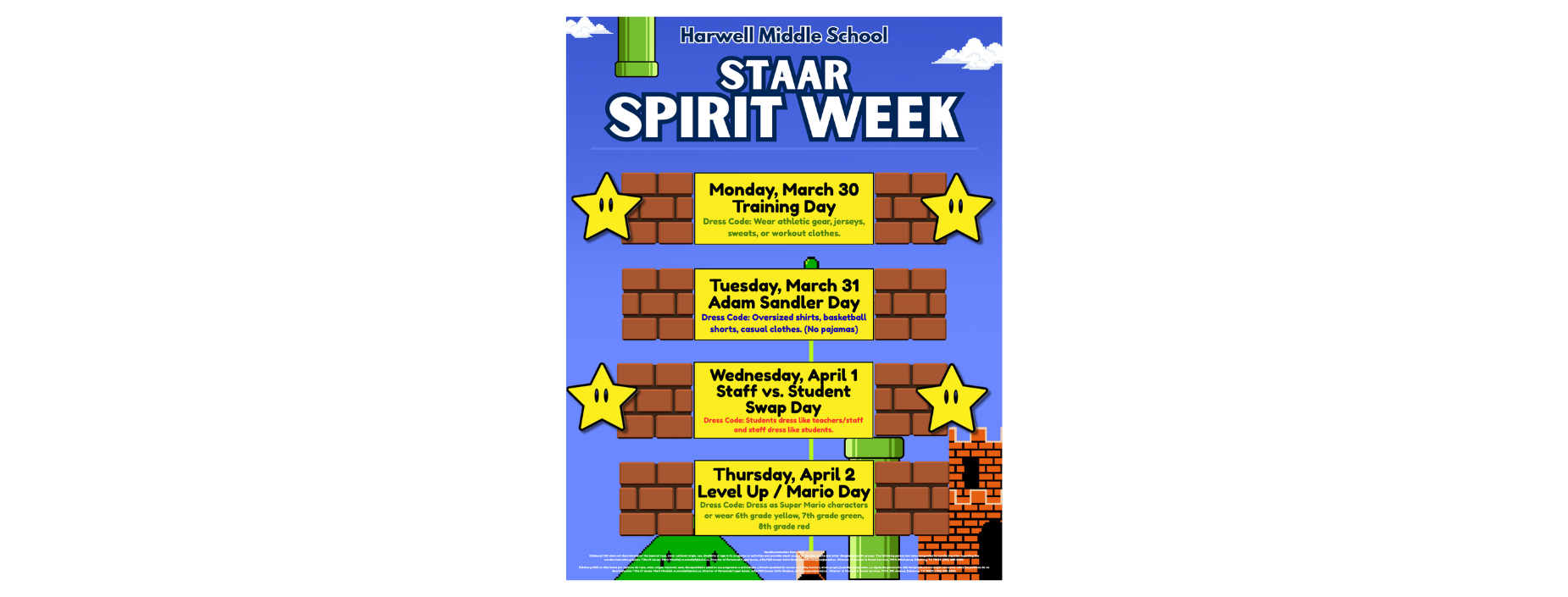 STAAR Spirit Week