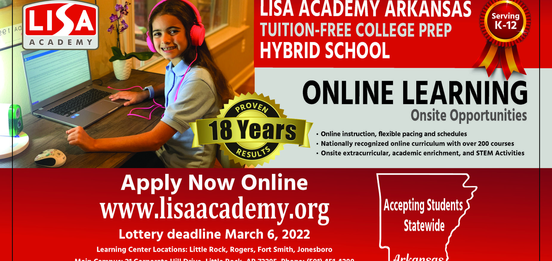 LISA Academy Arkansas Hybrid School