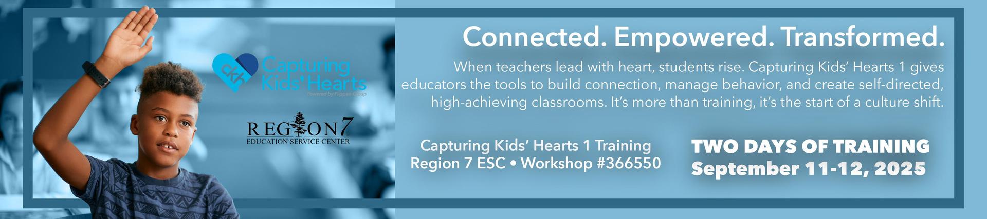 Capturing Kids' Hearts web banner