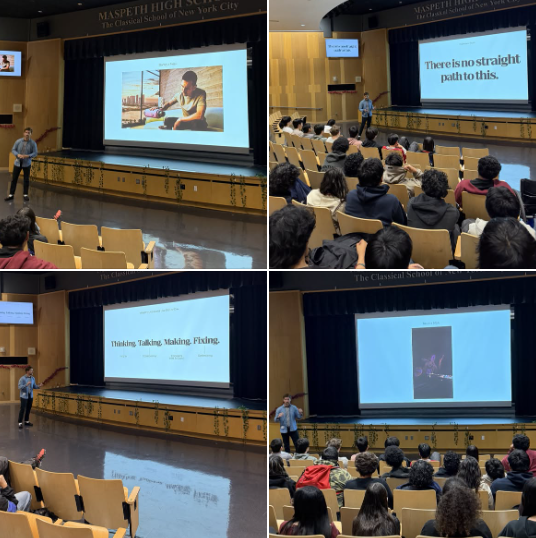 11th Graders Learn About Advertising on Career Day