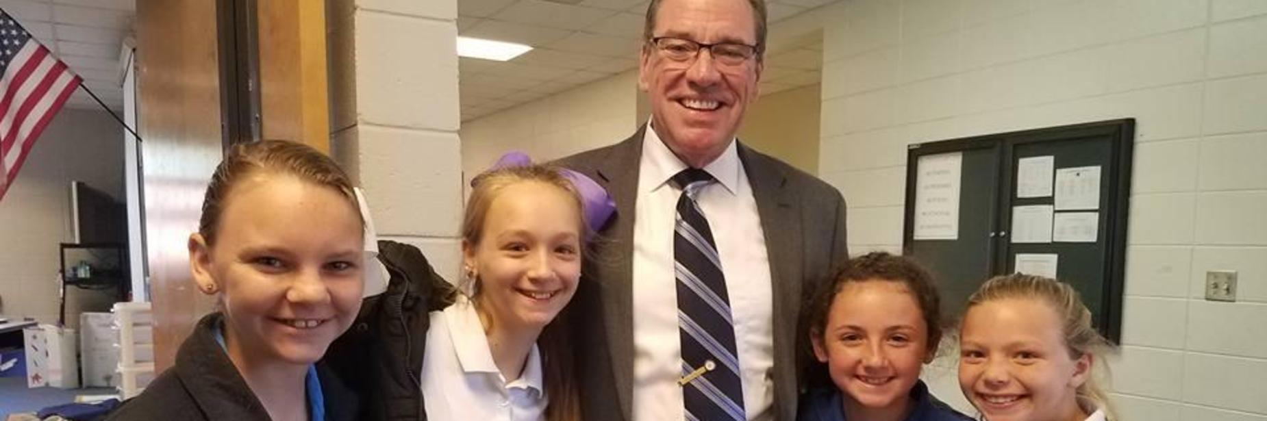 chs students meeting state legislator