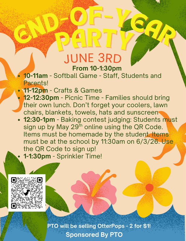 End of the Year Party flyer