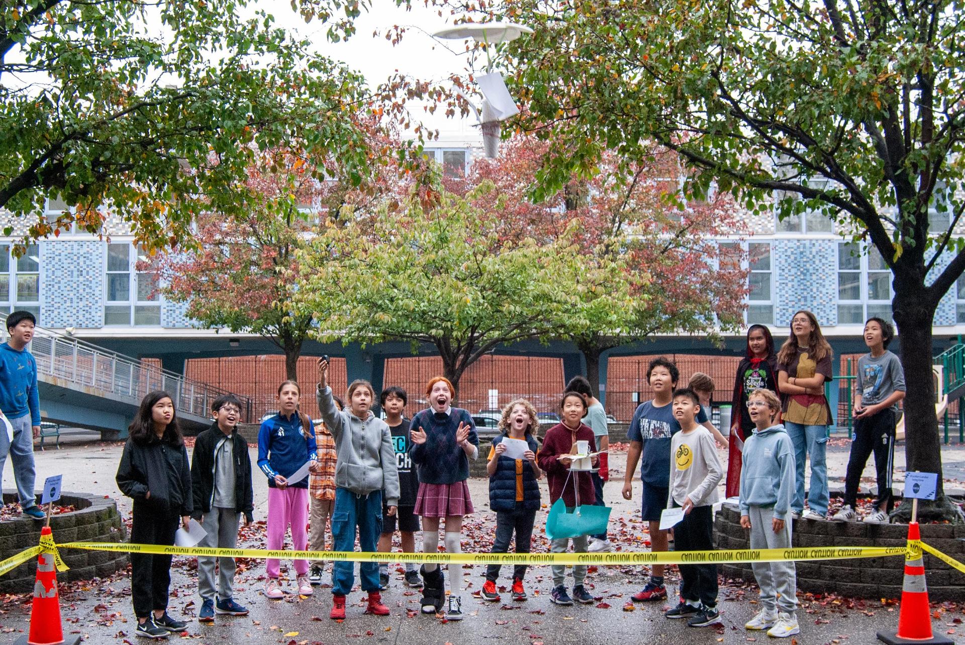 Egg drop competition in Science class