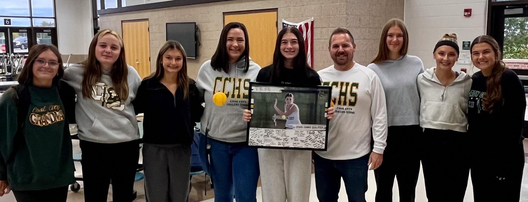 Coaler qualifies for IHSA State Tennis Finals
