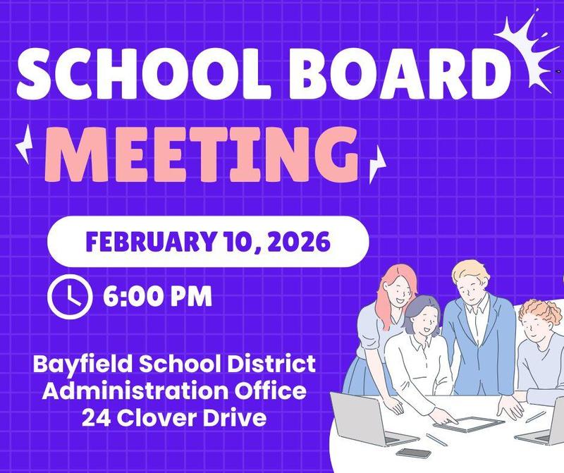 Board meeting at 6 p.m. on February 10.