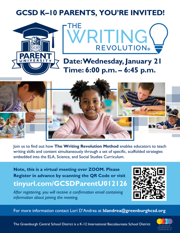 Parent University The Writing Revolution ENGLISH