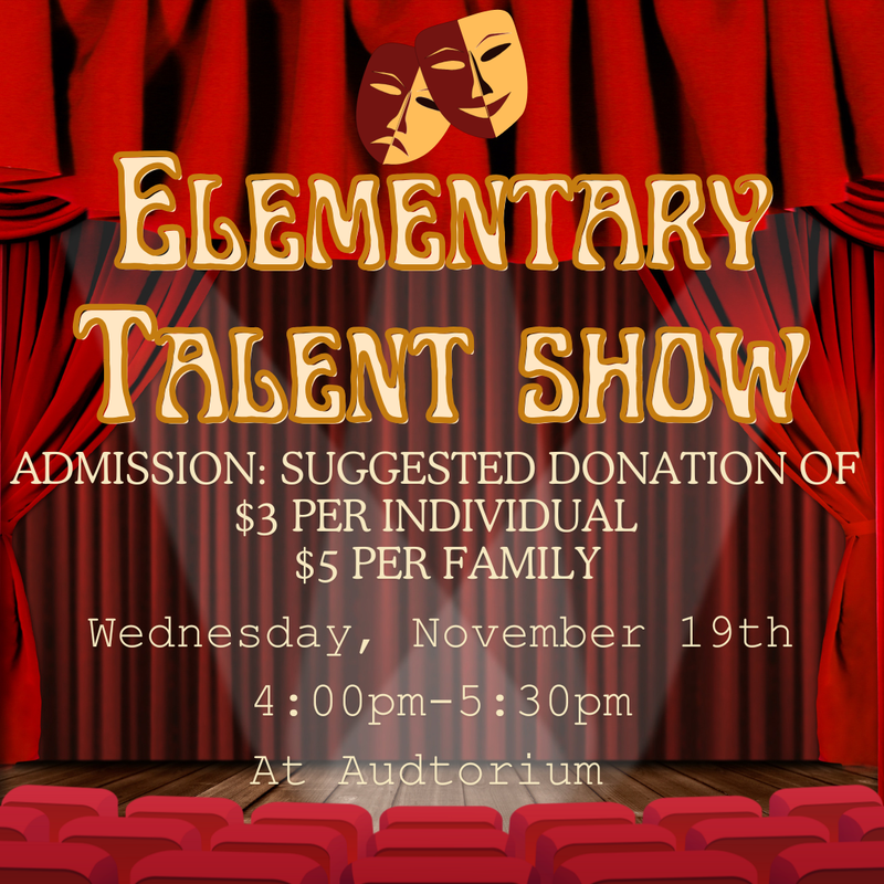 Elementary Talent Show