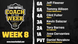 Coach Barnes Coach of the Week!
