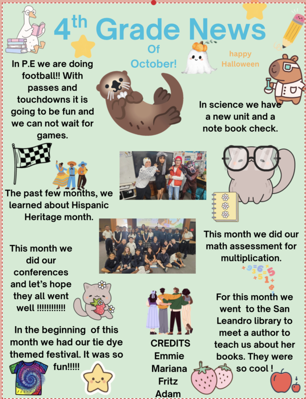 4th Grade News