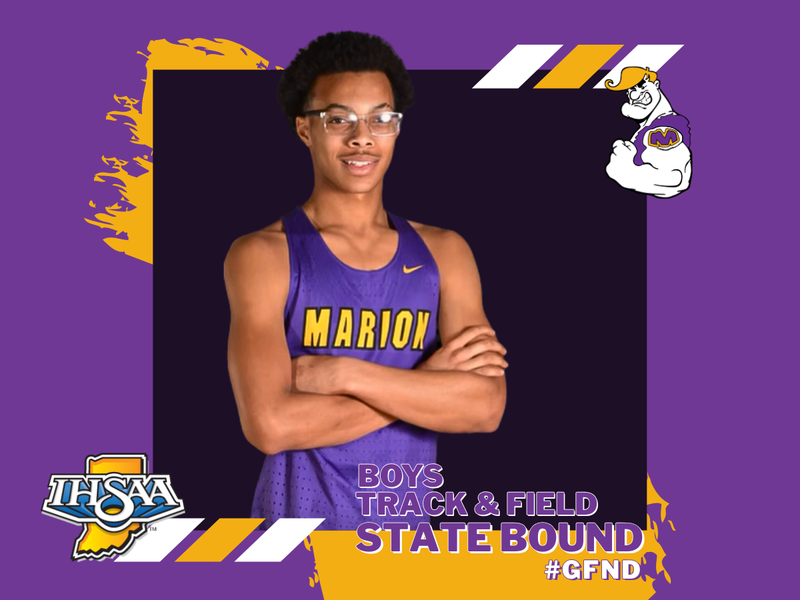 promo graphic - MHS Jamari Johnson boys track & field state finals 2026