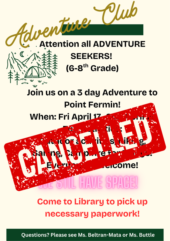 Point Fermin Cancelled